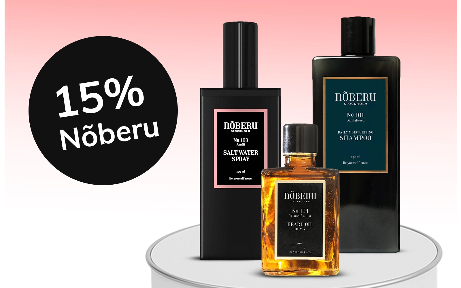 Nõberu 15% rabatt